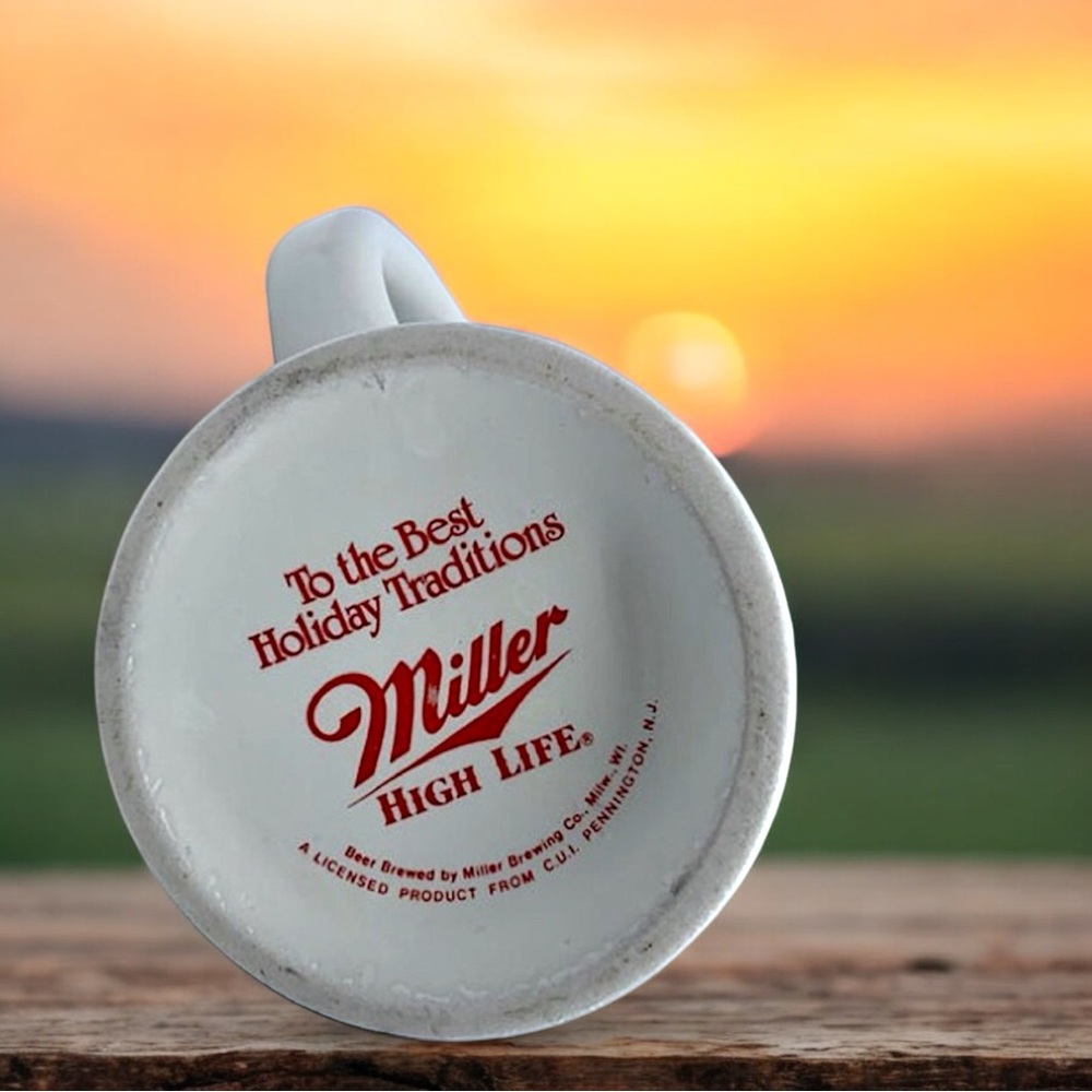 Vintage 1985 Winter Scene from Miller High Life - Picture 16 of 16